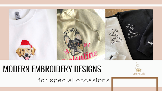 Modern embroidery designs